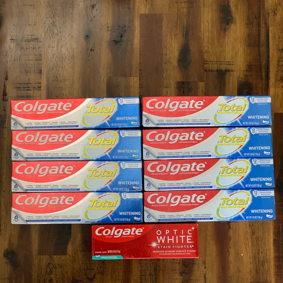 Lot of 9 Colgate Toothpaste